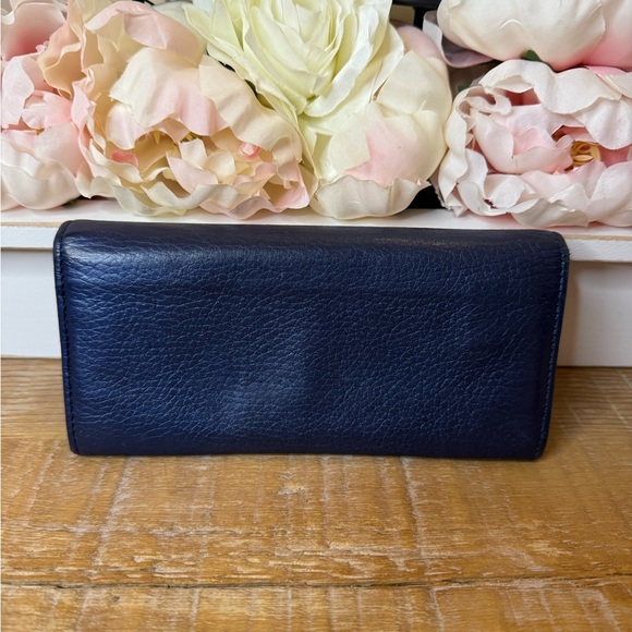 Jimmy Choo Filipa Navy Wallet with Silver Stars - Picture 2 of 12